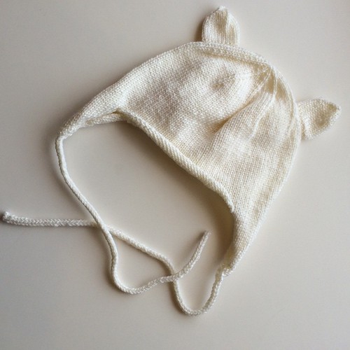 Knitty kitty cat hat done. #knitting