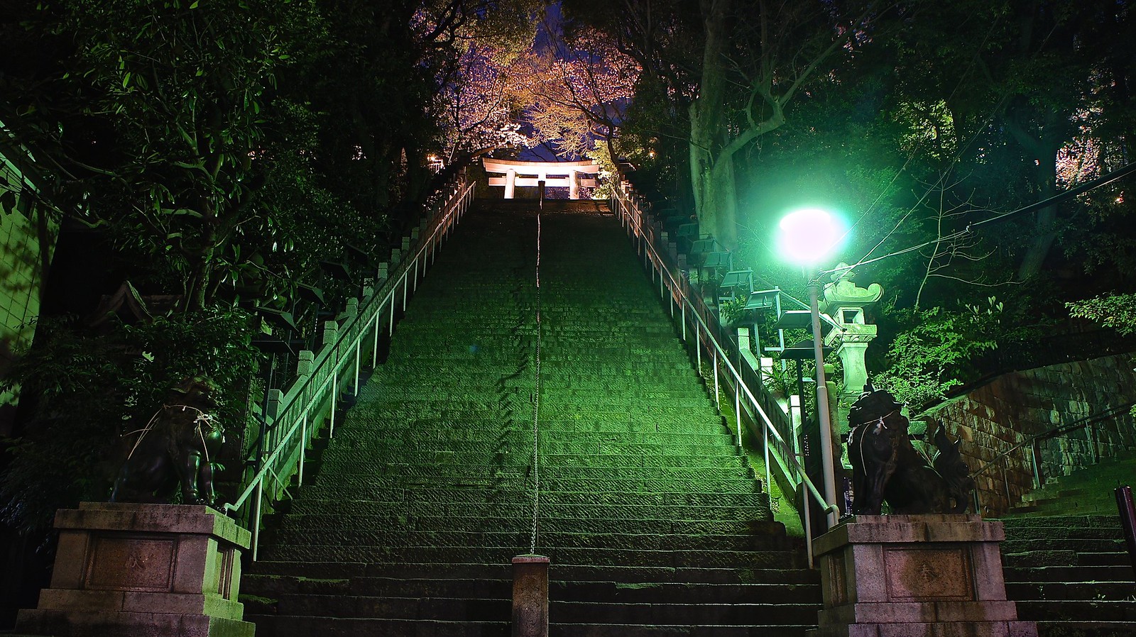 Stone Stairway of success : Atago Shrine in Tokyo