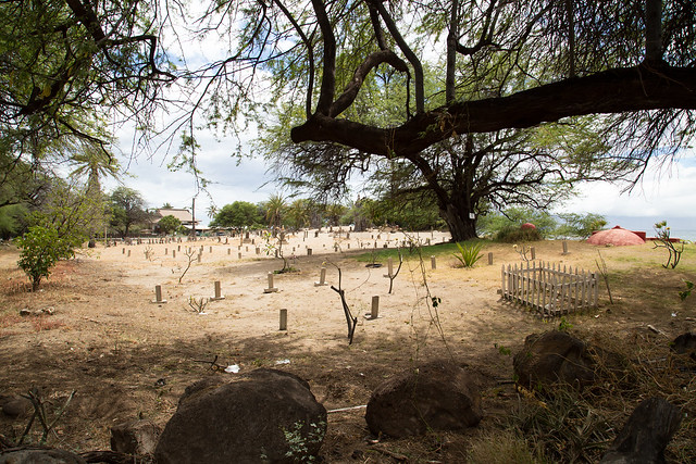 Tiny Off-limits Graveyard Lahaina