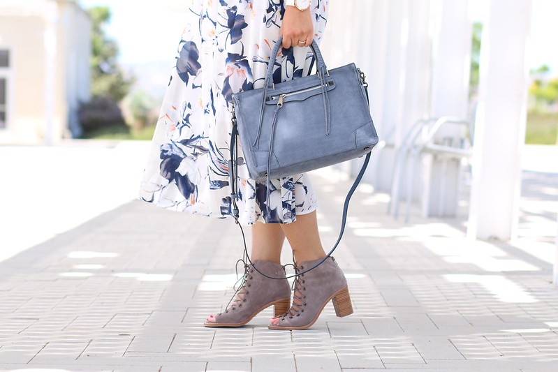 simplyxclassic, rebecca minkoff regan satchel, nordstrom sale, dezzal dress, floral midi dress, summer, orange county, blogger, fashion