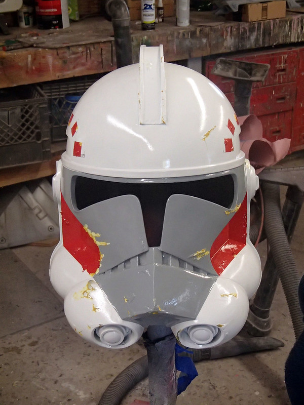 ARC Trooper Hammer Helmet Masking Removed Front