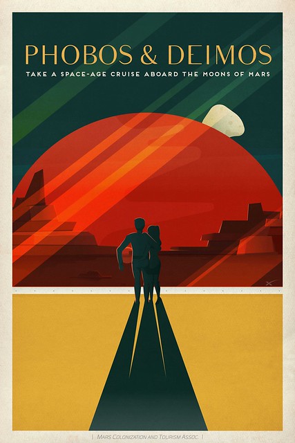 Travel Poster: Phobos and Deimos