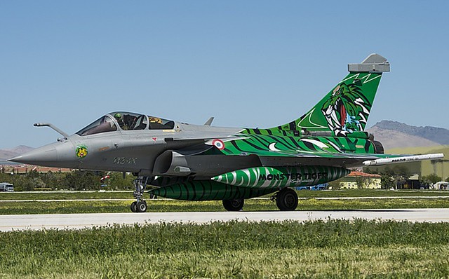 法國空軍 Rafalc 飆風戰機 首次於 土耳其參加「老虎會」演習