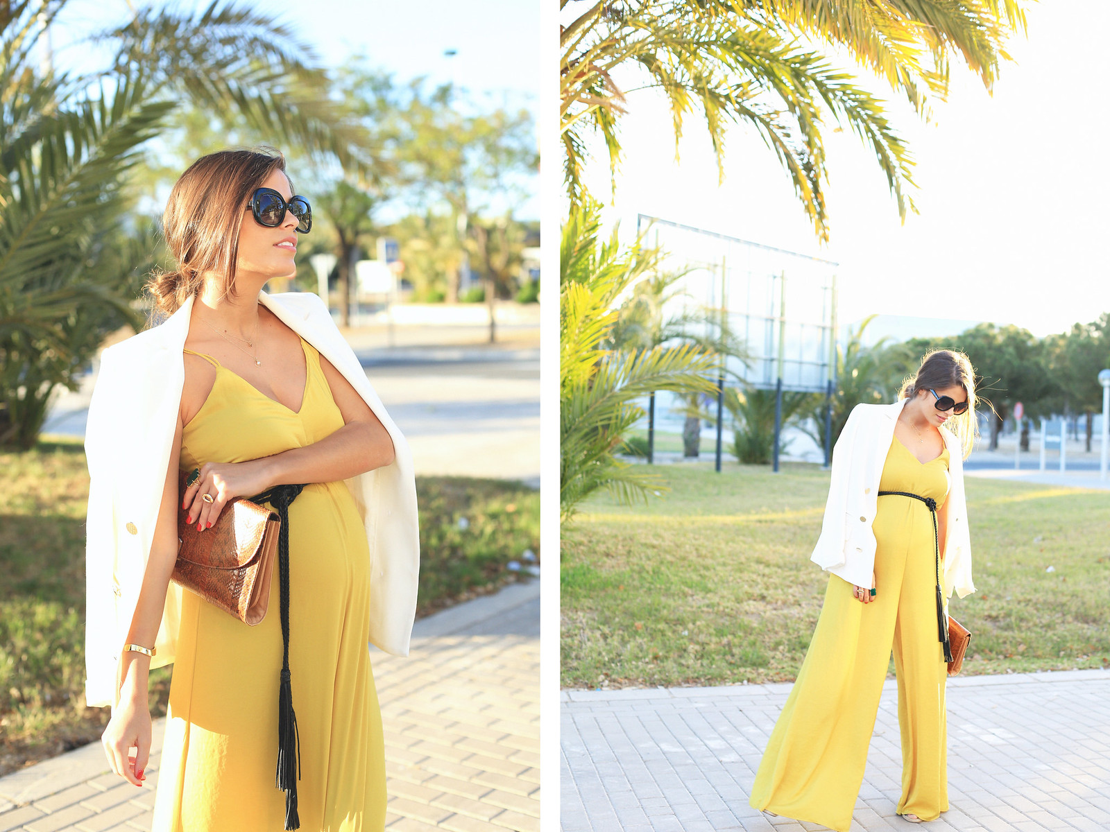 seams-for-a-desire-jessie-chanes-pregnant-outfit-mustard-long-jumpsuit-tous-jewels_8