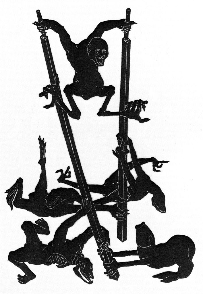 Otto Neumann - Grotesque 12 - Grotesque on Stilts, 1930