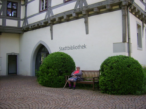 Beth at Schwäbish Gmünd Library