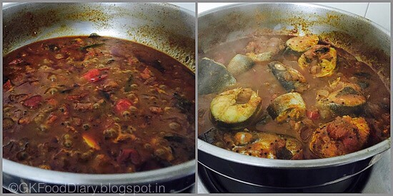 Chettinad Fish curry step 4