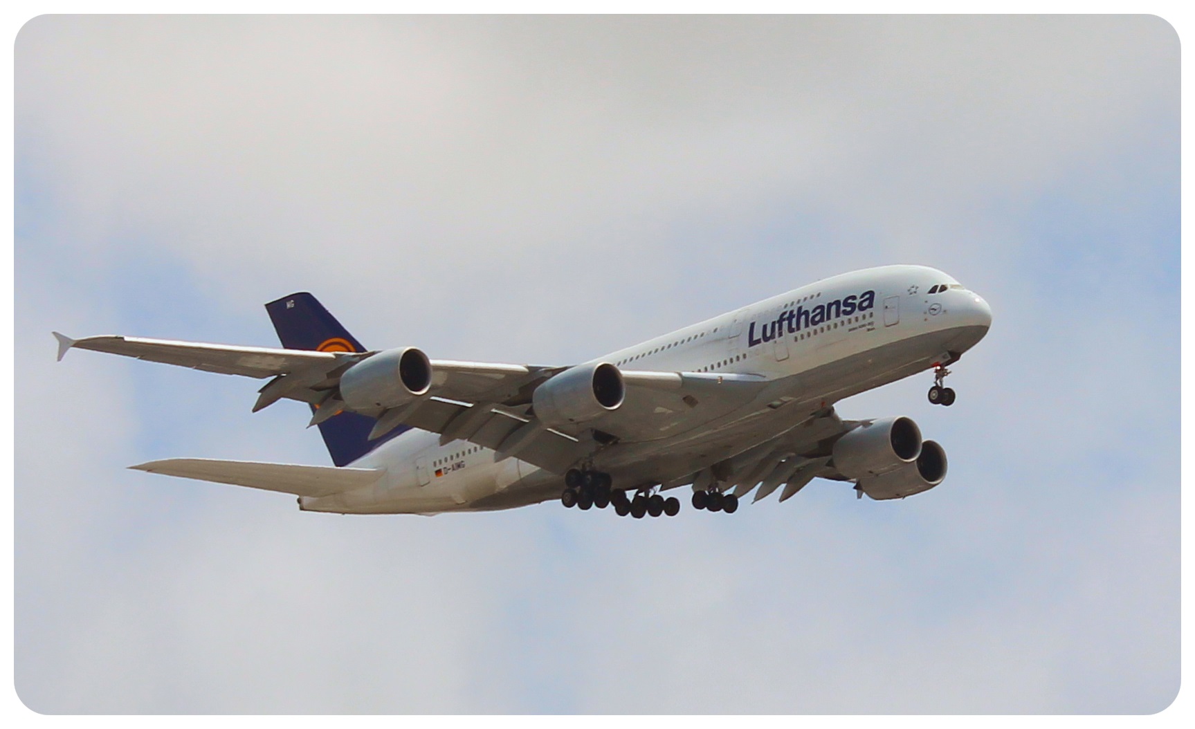 lufthansa A380 LAX