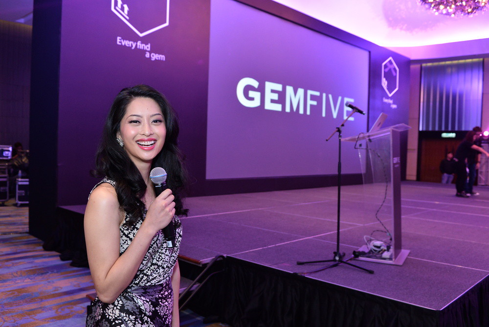 GEMFIVE Launch Emcee - Sarah Lian