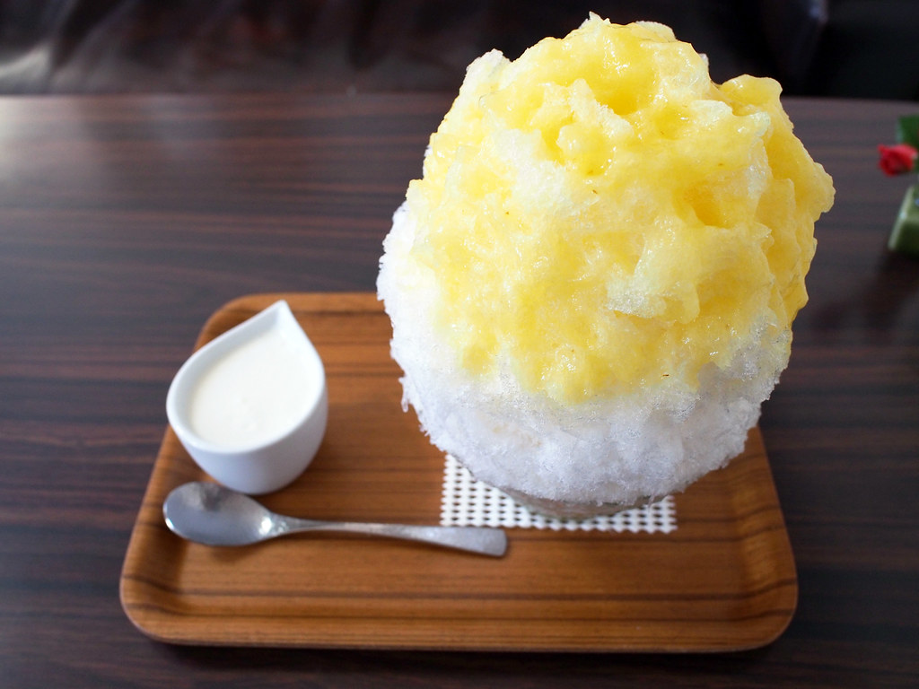 Japanese Ice Shaved - Pineapple & Yogurt Condensed Milk