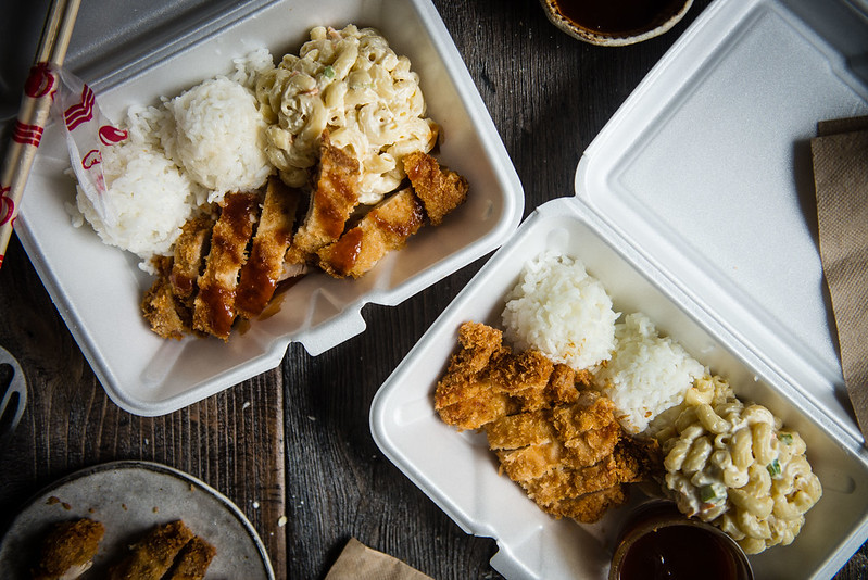 chicken katsu, mac salad, & rice // a birthday hawaii plate lunch!