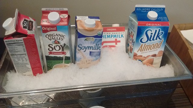 All the non-dairy milks you could want.