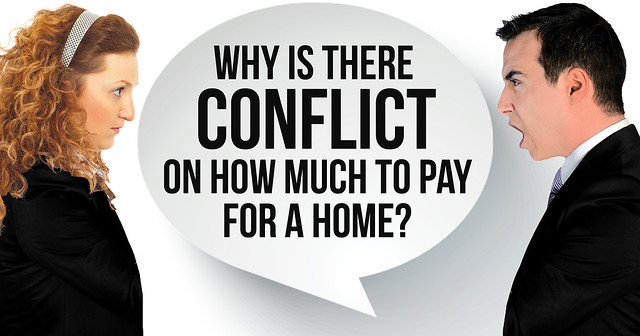 conflict on how much to pay for a home banner