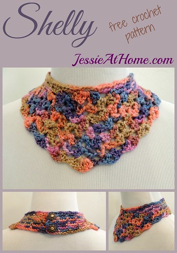 Shelly Statement Necklace ~ free crochet pattern by Jessie At Home