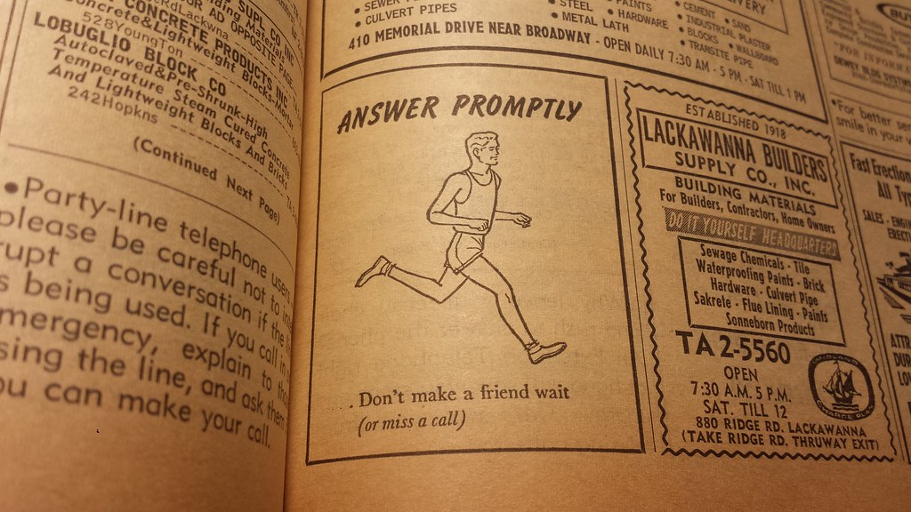Vintage Telephone Book Ads Buffalo NY