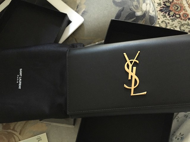 YSL black purse