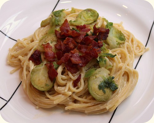 Brussels Sprout Carbonara