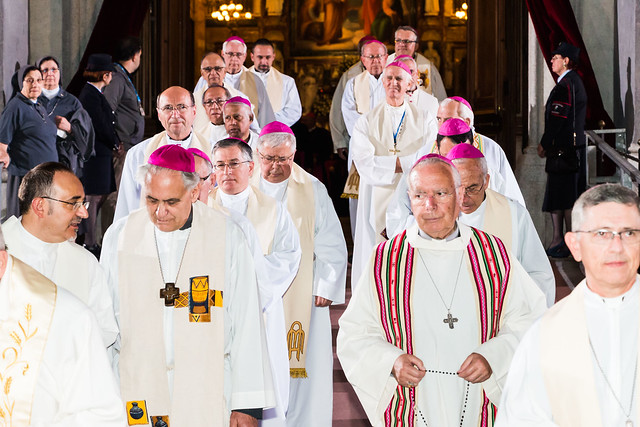 The various Salesiani priests from over the world.