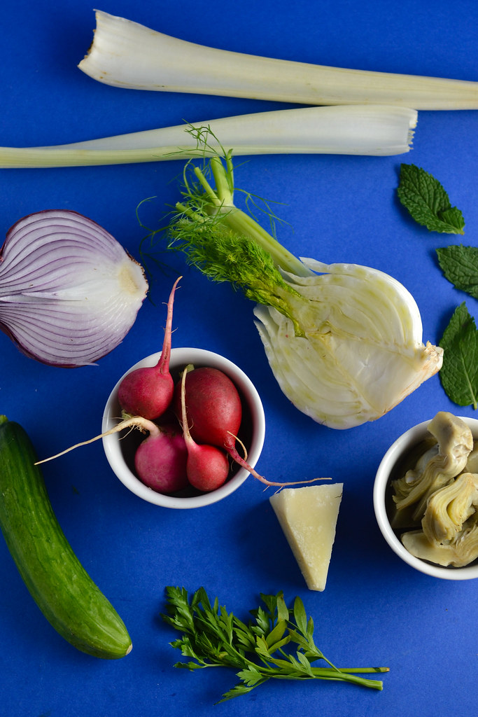 Artichoke, Cucumber, Fennel, and Radish Salad | Things I Made Today