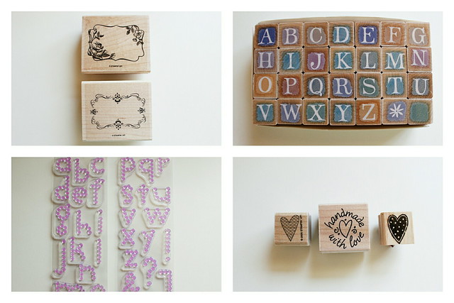 workspace wednesday // acrylic and rubber stamp sets in my etsy shop