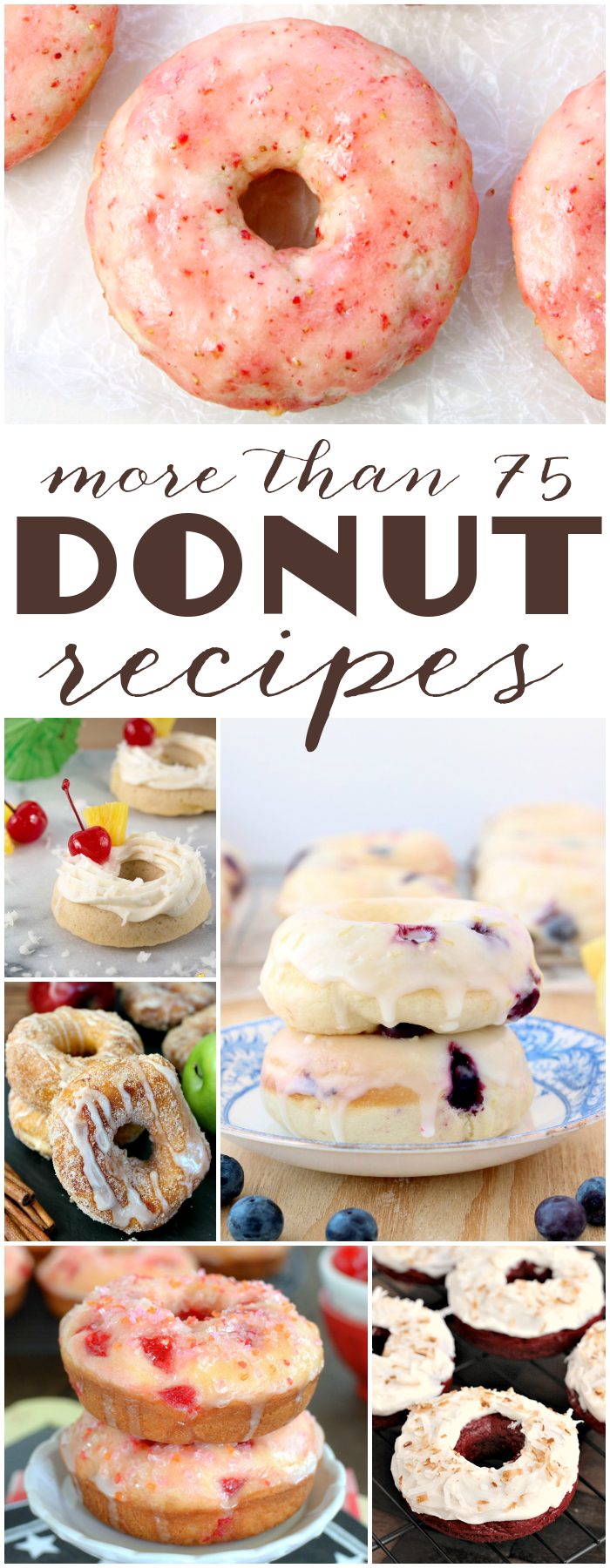 more than 75 donut recipes!