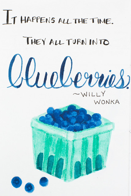 They all turn into blueberries.
