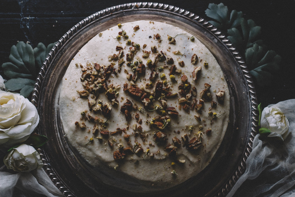 Hummingbird Cake with a Goat Cheese & Chamomile Tea Frosting || TermiNatetor Kitchen