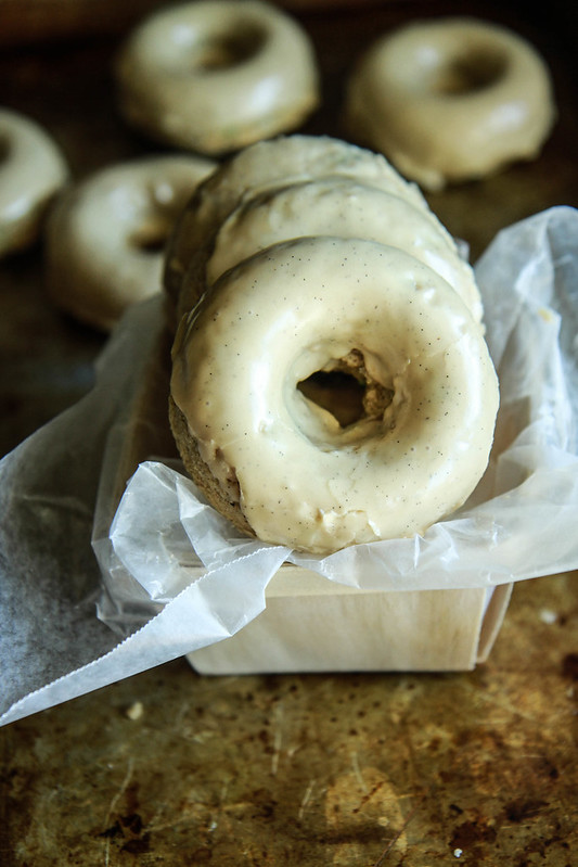 Zucchini Donuts with Espresso Glaze- Vegan and Gluten Free. From HeatherChristo.com