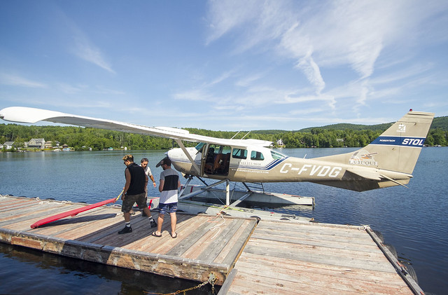 volar en hidroavión en Canadá