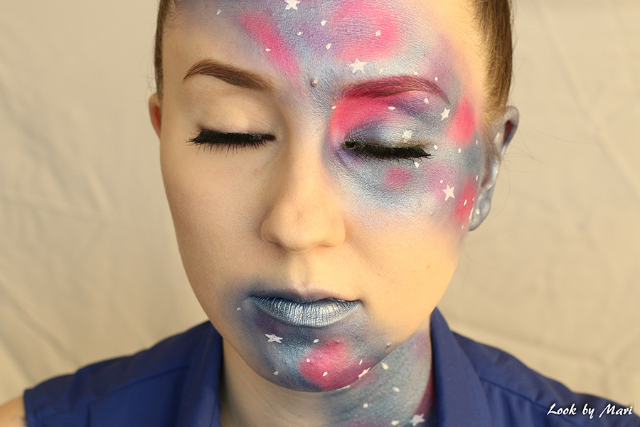 15 galaxy halloween makeup tutorial