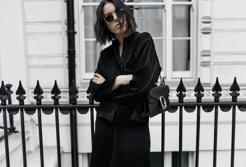 joseph london pre fall 16 matching set trend silk snakeskin loafer Gucci Dionysus bag black fashion blogger modern legacy (6 of 12)