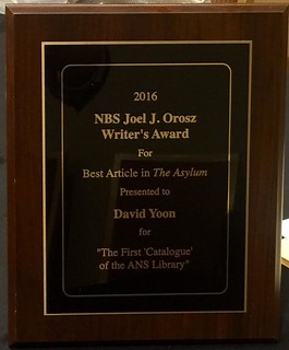 2016 Orosz Award David Yoon