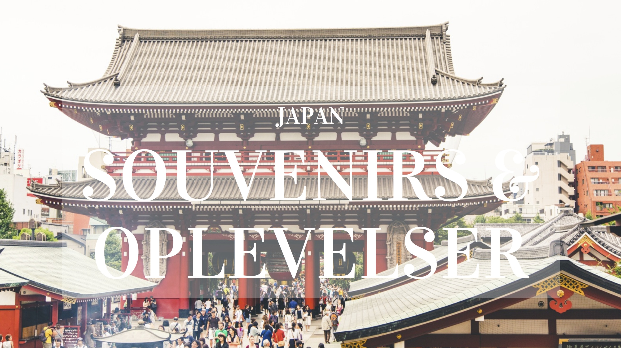 Rejsebudget Japan Souvenirs og Oplevelser