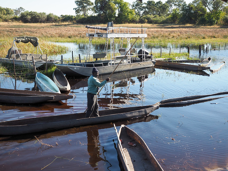 Mokoros in the Okavango Delta