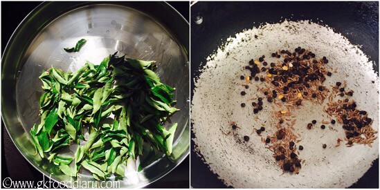 Curry Leaves Powder Recipe for Toddlers and Kids - step 2