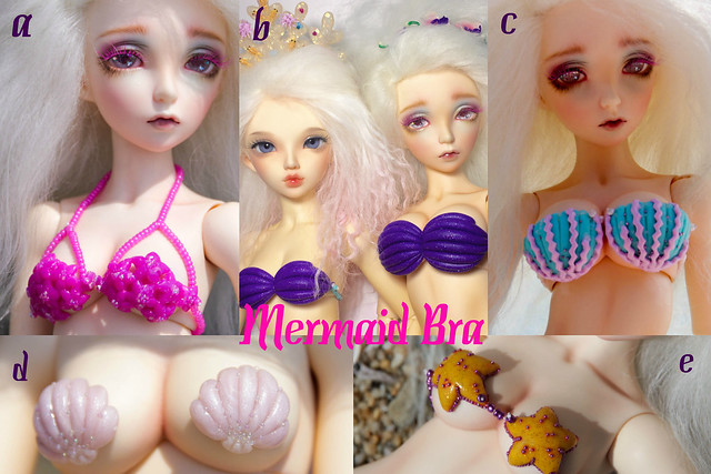 Mermaid bra designs