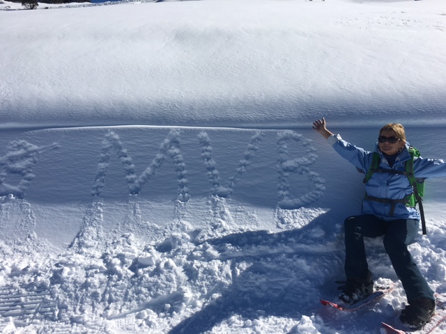 MVB art in the snow by Prue
