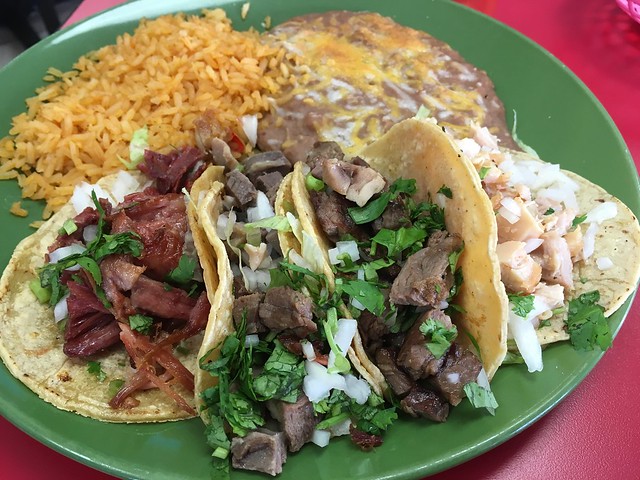 Street taco platter - Loco Charlie's Mexican Grill