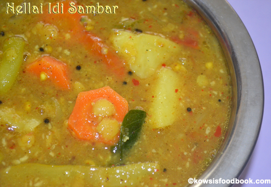 Nellai Idi Sambar Recipe
