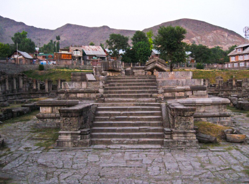 Avantiswamin Temple in Awantipora, Jammu and Kashmir, India