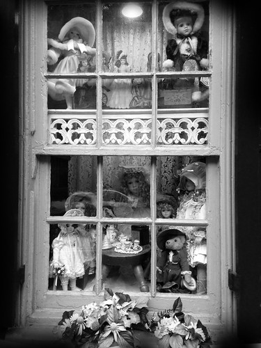 Dolls in a Window