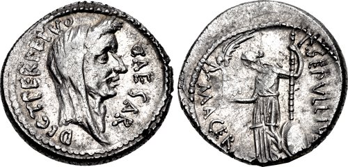 10300668 Lifetime Julius Caesar Denarius