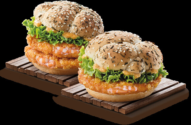 Cereal Ebi Burger, courtesy of McDonald's