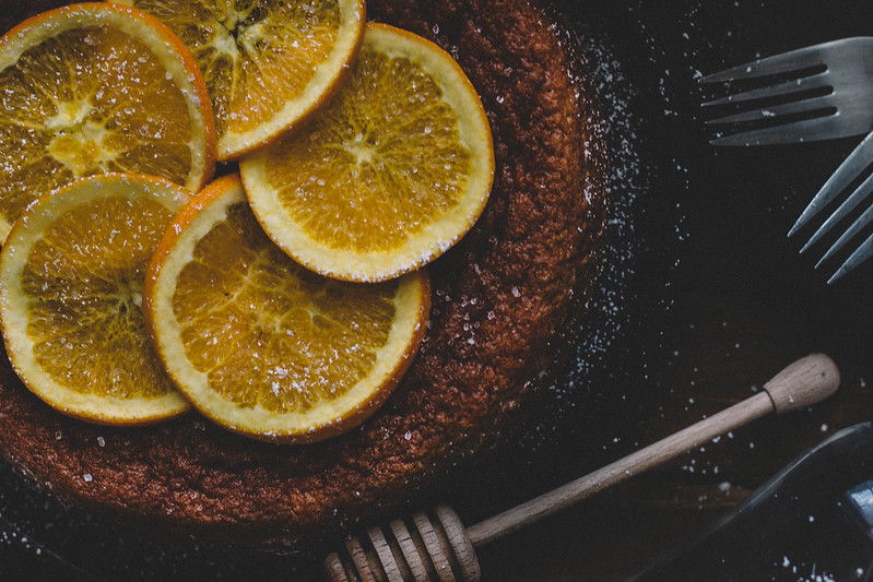Spiced Grapefruit Sponge Cake with Candied Orange Slices || TermiNatetor Kitchen