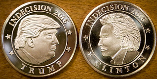TrumpClinton Indecision 2016 Flip coin