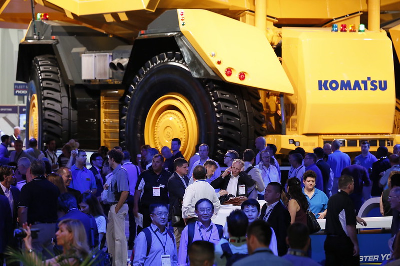  Some of the HUGE equipment at the MINExpo