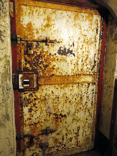 Door to the tunnel connecting the Crumlin St. Gaol (Jail) to the courthouse (Belfast, Ireland)