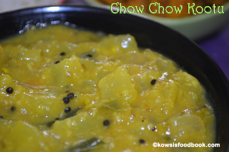 Chow Chow with Dal