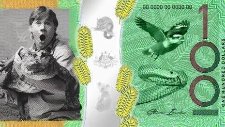 Steve Irwin banknote concept