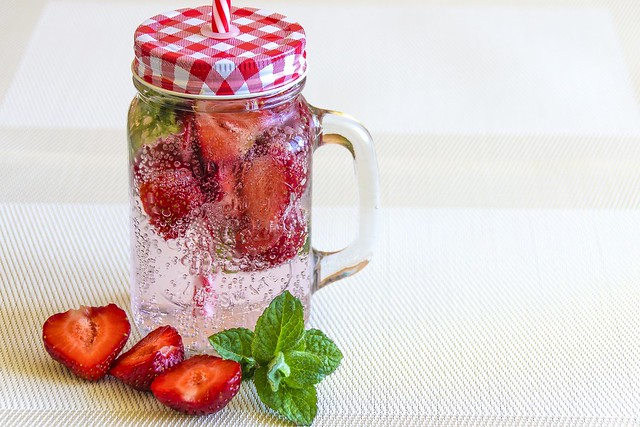 Make infused water. From 4 Healthy Ways to Satisfy Your Snack Cravings While Traveling